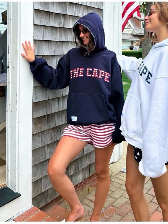 Vanilla Waves Tops - Americana The Cape Hoodie by Vanilla Waves